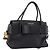 Borsa a mano Miu Miu con fiocco frontale in pelle 2way Black Gold Auth am12684V Nero D'oro