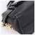 Borsa a mano Miu Miu con fiocco frontale in pelle 2way Black Gold Auth am12684V Nero D'oro - vista 16