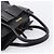 Borsa a mano Miu Miu con fiocco frontale in pelle 2way Black Gold Auth am12684V Nero D'oro - vista 7