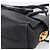 Borsa a mano Miu Miu con fiocco frontale in pelle 2way Black Gold Auth am12684V Nero D'oro - vista 9