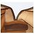 Bolsa Boston LOEWE em couro bege dourado autêntica bs37201 - vista 18