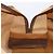 Bolsa Boston LOEWE em couro bege dourado autêntica bs37201 - vista 19