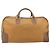 Bolsa Boston LOEWE em couro bege dourado autêntica bs37201 - vista 2