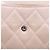 Cartera CHANEL Matelasse de piel de cordero beige y plata CC Auth 205317 - vista 19