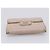 Cartera CHANEL Matelasse de piel de cordero beige y plata CC Auth 205317 - vista 6