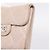 Cartera CHANEL Matelasse de piel de cordero beige y plata CC Auth 205317 - vista 8
