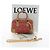 LOEWE Amazona Nano Shoulder Pouch Canvas 2way Beige Gold Auth 206378M Dorado - vista 12