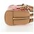 LOEWE Amazona Nano Shoulder Pouch Canvas 2way Beige Gold Auth 206378M Dorado - vista 3