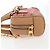 LOEWE Amazona Nano Shoulder Pouch Canvas 2way Beige Gold Auth 206378M Dorado - vista 4