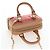 LOEWE Amazona Nano Shoulder Pouch Canvas 2way Beige Gold Auth 206378M Dorado - vista 6