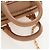LOEWE Amazona Nano Shoulder Pouch Canvas 2way Beige Gold Auth 206378M Dorado - vista 7