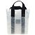 Borsa a mano GIVENCHY Vinyl 2way Clear Silver Auth 206748A Argento - vista 2