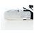 Borsa a mano GIVENCHY Vinyl 2way Clear Silver Auth 206748A Argento - vista 4