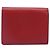 PRADA Bifold Wallet Saffiano leather Red Gold Auth 205224A Golden - view 2
