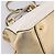 Bolsa de Mão Miu Miu Madras Leather 2way Gold Auth 207611A Dourado - vista 19