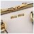 Bolsa de Mão Miu Miu Madras Leather 2way Gold Auth 207611A Dourado - vista 21