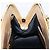 Bolsa de Mão Miu Miu Madras Leather 2way Gold Auth 207611A Dourado - vista 23