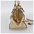 Bolsa de Mão Miu Miu Madras Leather 2way Gold Auth 207611A Dourado - vista 3