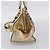 Bolsa de Mão Miu Miu Madras Leather 2way Gold Auth 207611A Dourado - vista 4