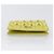 Portafoglio Miu Miu Matelassé in pelle giallo tono oro Auth 206670M - vista 6