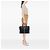 Sac business Prada Saffiano rayé noir - vue 6