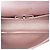 Bolsa de Ombro Chanel Medium Classic Double Flap em pele de cordeiro iridescente rosa - vista 4