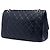 Borsa a tracolla Chanel Reissue 2.55 Double Flap 227 in pelle di vitello matelassé blu - vista 2