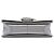 Borsa a tracolla Chanel Boy Flap Old Medium Chevron Caviar Argento - vista 3