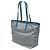 Tote Prada Symbole Triangolo in Tessuto con rifiniture in Saffiano Blu - vista 2