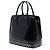 Tote Prada em couro Spazzolato preto com cristais e tachas - vista 2