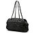Borsa Bowling Chanel Chic Quilt in vitello iridescente matelassé nera Nero - vista 2