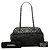 Borsa Bowling Chanel Chic Quilt in vitello iridescente matelassé nera Nero - vista 7