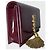 Autre Marque Saint Laurent Kate Tassel Tasche bordeaux - Ansicht 2