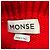 Autre Marque Camisola curta de malha de lã Monse Vermelho / Marfim com riscas - vista 4