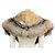 Autre Marque Brooks Brothers Cape aus echtem Fuchsfell in Beige Kamel - Ansicht 3