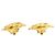 Pendientes de clip Chanel CC chapados en oro en forma de rombo Dorado - vista 6