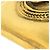 Chanel CC vergoldete Brosche in Rautenform Golden - Ansicht 12