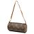 Louis Vuitton Monogram Papillon Pochette Handtasche Braun - Ansicht 2