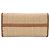 Double Borsa Satchel Paradigme Prada in rafia e vitello City Calf beige con cuciture a vista - vista 3