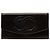 Black Chanel CC Lambskin Stitched Double Flap Long Wallet