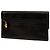 Black Chanel CC Lambskin Stitched Double Flap Long Wallet - view 2