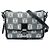 Borsa a tracolla con patta LOEWE Anagram Canvas Grigia Grigio