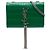 Autre Marque Borsa a tracolla Saint Laurent Kate Tassel Small in pelle embossed croc verde con monogramma