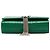 Autre Marque Borsa a tracolla Saint Laurent Kate Tassel Small in pelle embossed croc verde con monogramma - vista 3