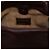 Clutch LOEWE Mini Mellow Nappa Donut Chain Flamenco Knot rossa con tracolla Rosso - vista 4