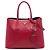 Prada Large Double Satchel aus Saffiano-Leder in Rot