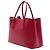 Prada Large Double Satchel aus Saffiano-Leder in Rot - Ansicht 2