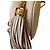 Autre Marque Borsa camera Mini Lou con nappina in pelle grain de poudre monogrammata bianca Saint Laurent Bianco - vista 6