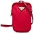 Borsa a tracolla Prada Tessuto rossa con doppia zip per telefono Rosso
