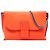 Borsa a tracolla Repeat Avenue in pelle con Anagramma impresso LOEWE Arancione